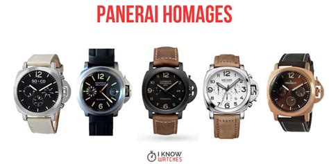 build panerai homage|panerai alternatives.